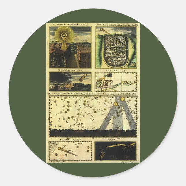 Adesivo Theatrum Comets por Stanislaw Lubieniecki (Frente)