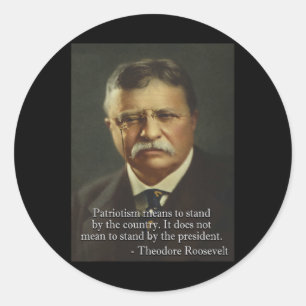 Adesivo Theodore Roosevelt Meme Anti Trump Tee