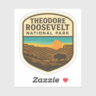 Adesivo Theodore Roosevelt National Park Souvenir Sticker