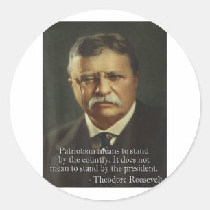 Adesivo Theodore Ursinho Roosevelt Meme _ Anti Trump Tee