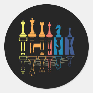 Adesivo Think Retro Vintage Chess Piments Boar