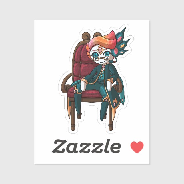 Adesivo Thinking Chair (Folha)