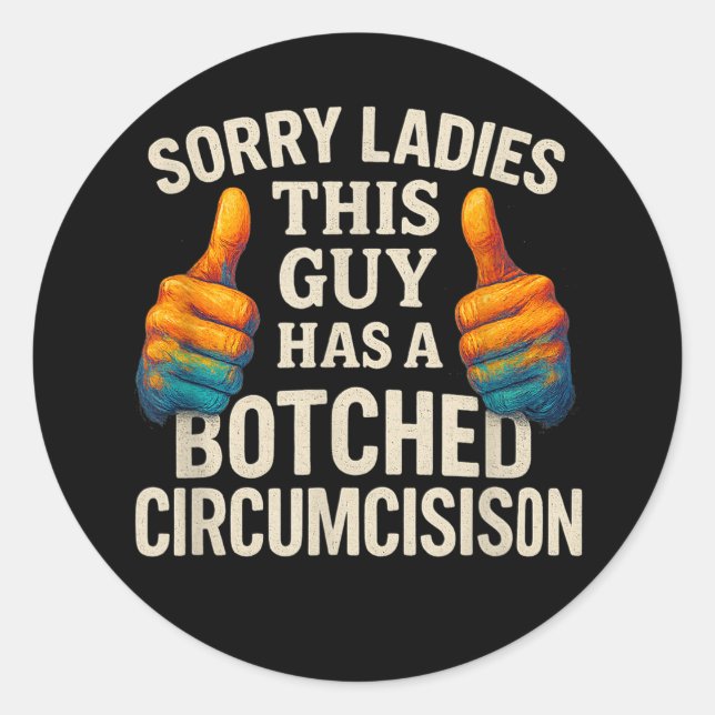 Adesivo This Guy Botched Funny Cringe (Frente)