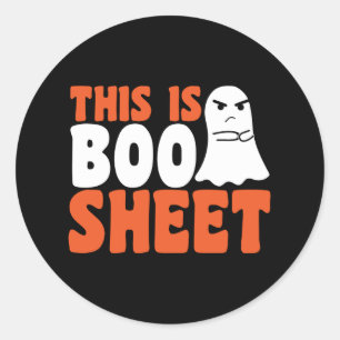 Adesivo This Is Boo Sheet Ghost Funny Halloween Costume