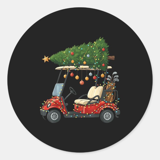 Adesivo This Is How I Roll Golf Cart Christmas Funny Srt G (Frente)
