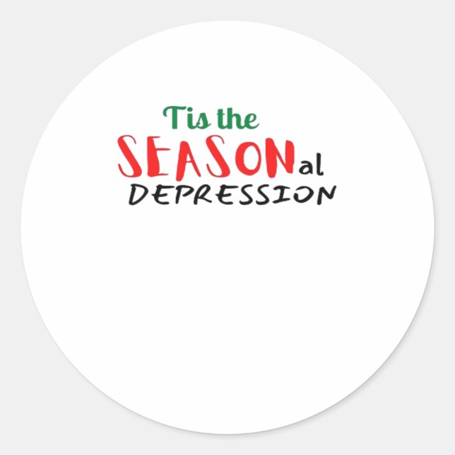 Adesivo This The Seasonal Depression Holiday (Frente)