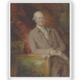Adesivo Thomas Gainsborough - Retrato de James Christie