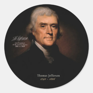 Adesivo Thomas Jefferson