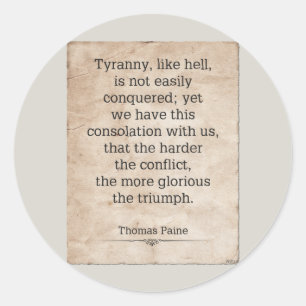 Adesivo Thomas Paine nº 1