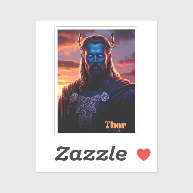 ADESIVO THOR VIKING  (Folha)