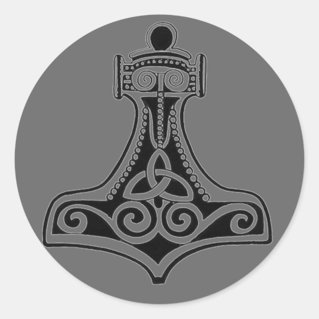 Adesivo Thors Hammer (Frente)