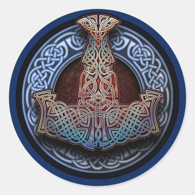Adesivo Thor's Hammer Stickers (Frente)