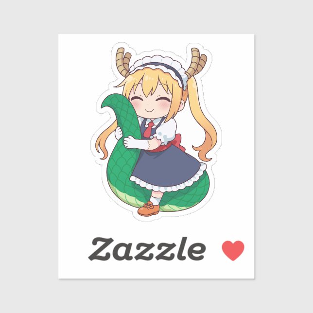 Adesivo Thoru Chibi Dragon Maid Art (Folha)