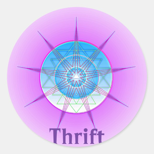 Adesivo Thrift (adesivo de virtualização) (Frente)