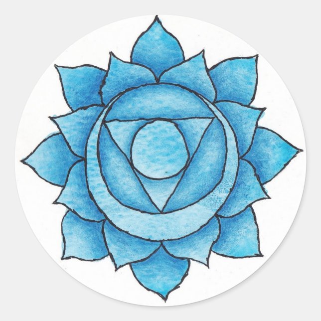 Adesivo Throat Chakra Sticker (Frente)
