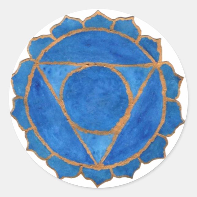 Adesivo Throat Chakra Sticker (Frente)