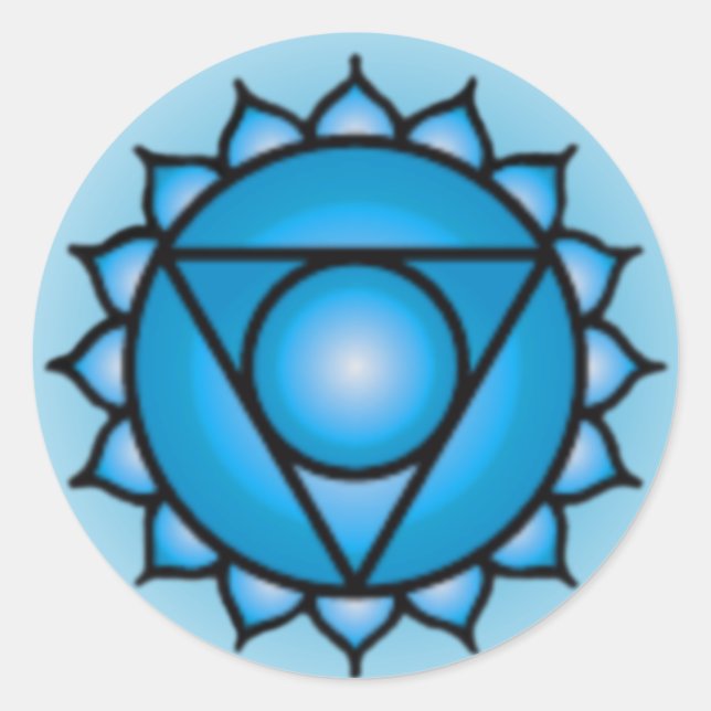 Adesivo Throat Chakra Stickers (Frente)