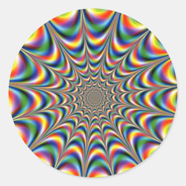 Adesivo Throbbing-fractal-ilusion óptico-DISTRIBUIDOR (Frente)