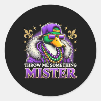 Adesivo Throw Me Something Mister Mardi Gras Duck Festival
