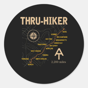 Adesivo Thruh Hiker Appalachian Trail
