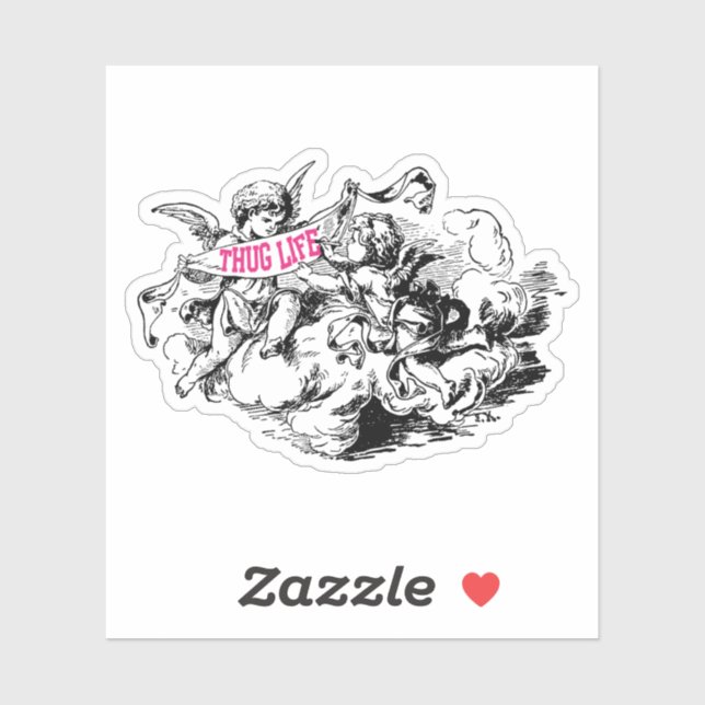 Adesivo Thug Life (Folha)