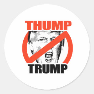 Adesivo Thump Trump - Anti-Trump
