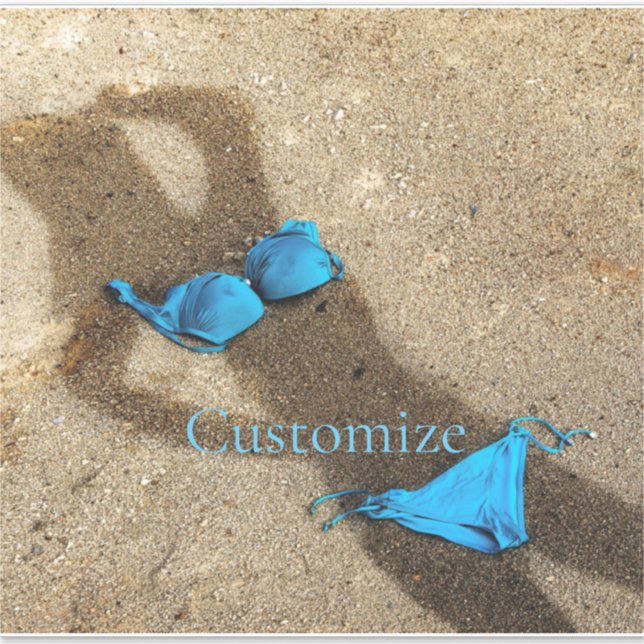 Adesivo Thunder_Cove da Areia de Bikini Azul (Frente)