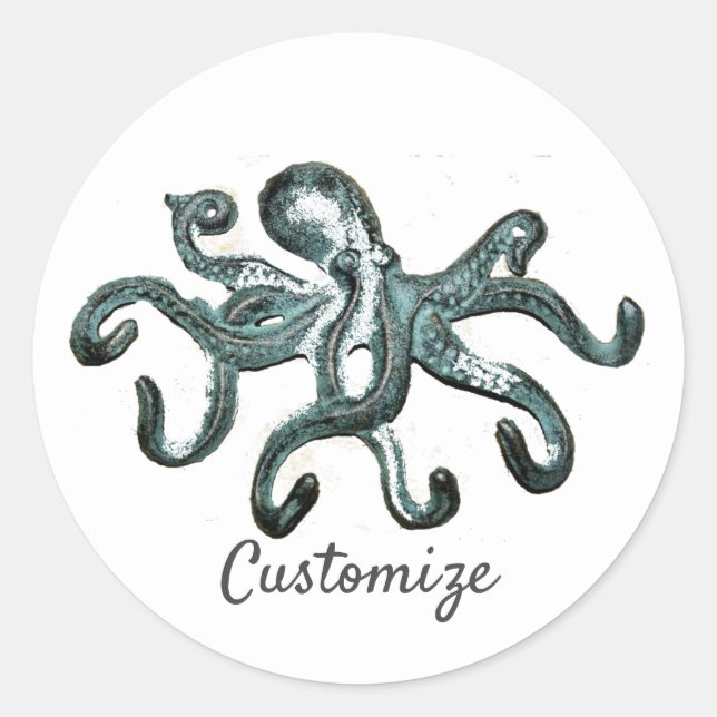 Adesivo Thunder_Cove de Octopus Azul (Frente)