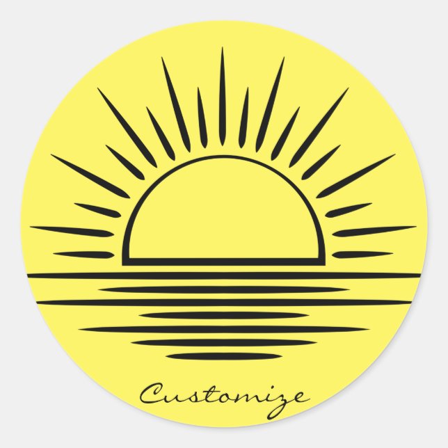 Adesivo Thunder_Cove de Reflexão Sunrise/Sunset (Frente)