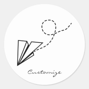 Adesivo Thunder_Cove de Voo do Plano de Papel