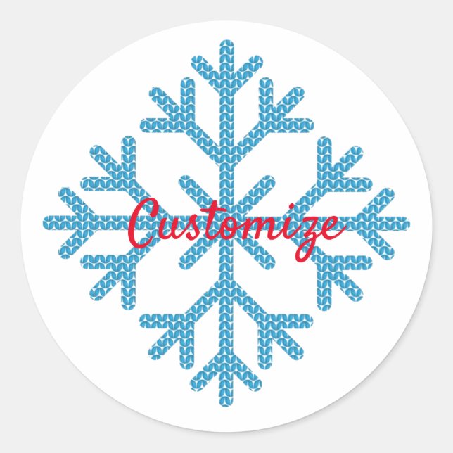 Adesivo Thunder_Cove do Floco de Neve Azul Icy (Frente)