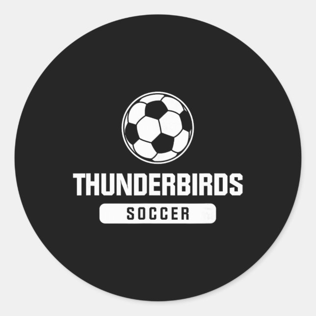 Adesivo Thunderbirds Futebol Para Fundamental, Médio e Sec (Frente)