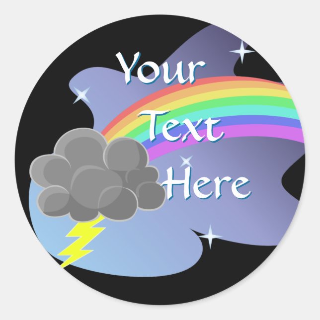 Adesivo Thundercloud Rainbow (Frente)