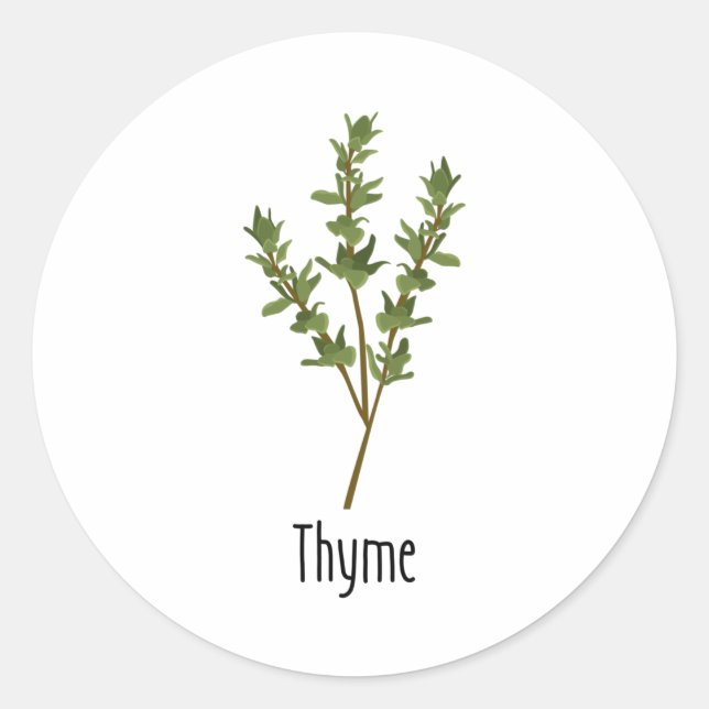 Adesivo Thyme Spices Herb (Frente)