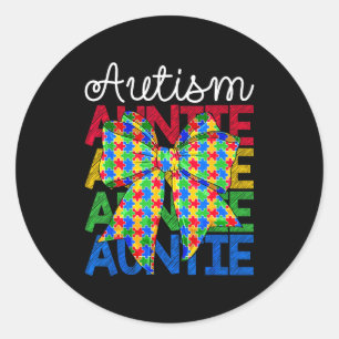 Adesivo Tia autismo tia dia de conscientização do autismo