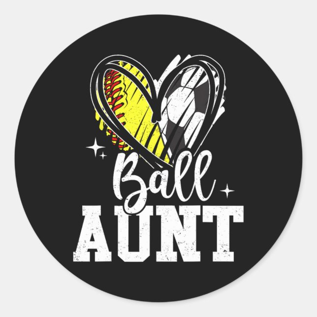 Adesivo Tia de ambos de futebol Ll Aunt Softll  (Frente)