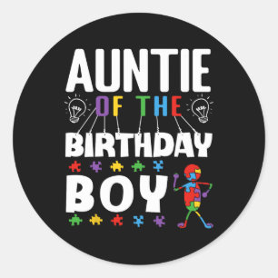 Adesivo Tia Do Autismo Autismo Quebra-cabeça