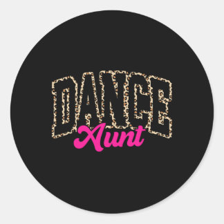 Adesivo Tia Leopard Dançando Tia da Vida Meninas D