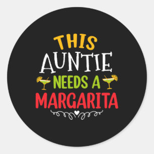 Adesivo Tia Margarita Cinco De Mayo Sombrero Aunties Fu