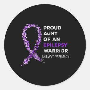 Adesivo Tia Orgulhosa De Um Guerreiro Epilepsia Awarene
