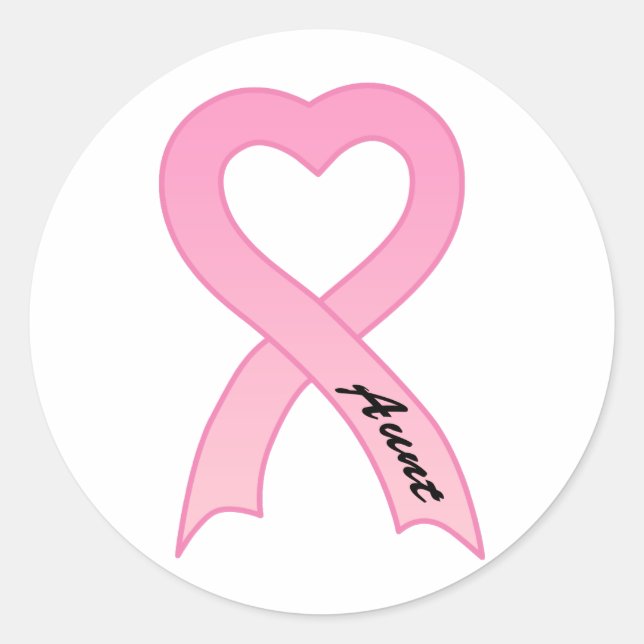 Adesivo Tia Pink Ribbon Sticker (Frente)
