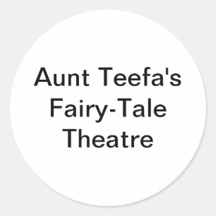 Adesivo Tia Teefa Fairy-Tale Hankamer Artjunkhaus Comic