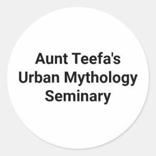 Adesivo Tia Teefa Mythology Seminary Hankamer Artjunkhaus
