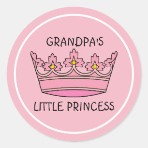 Adesivo Tiaro Rosa A Princesinha do Vovô