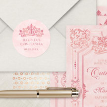 Tiaro Rosa Coroa Elegante Quinceanera