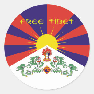 Adesivo Tibet/bandeira tibetana. Tibet livre