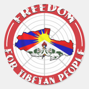 Adesivo tibet livre