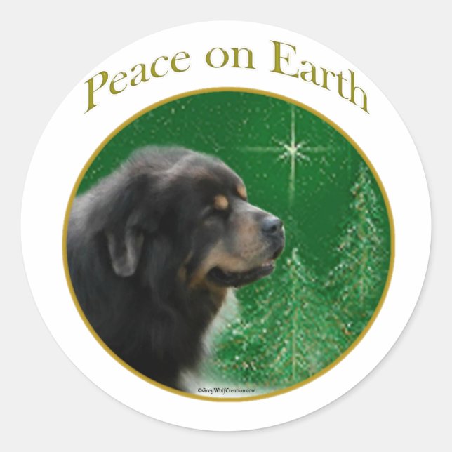 Adesivo Tibetano Mastiff Peace (Frente)