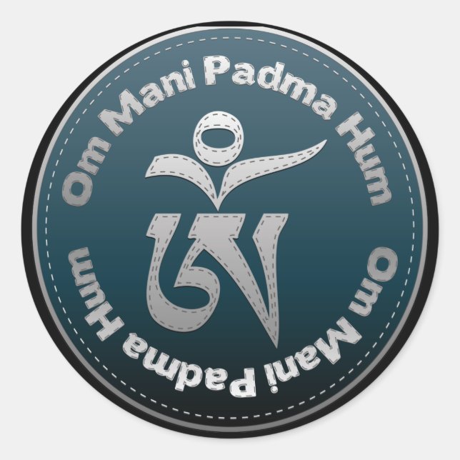 Adesivo Tibetano Om Stitch (Frente)