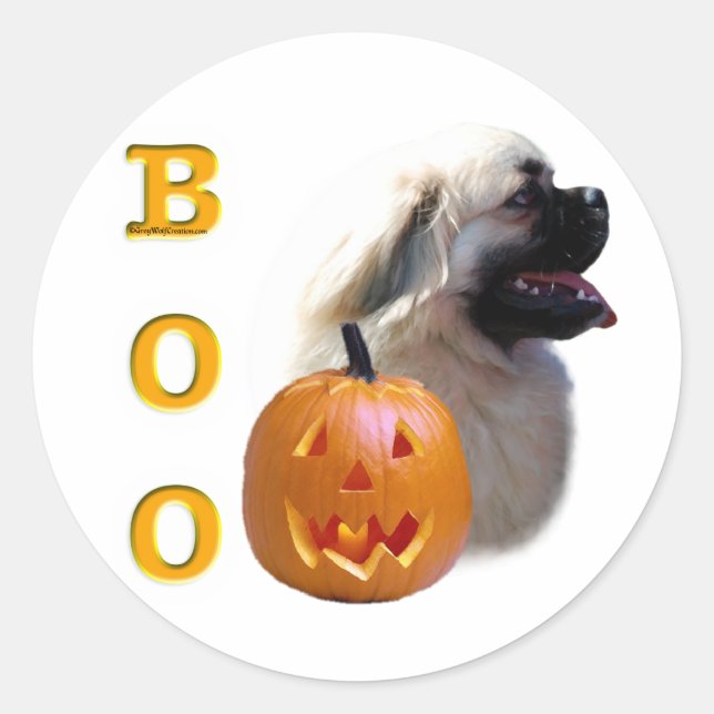 Adesivo Tibetano Spaniel Boo (Frente)